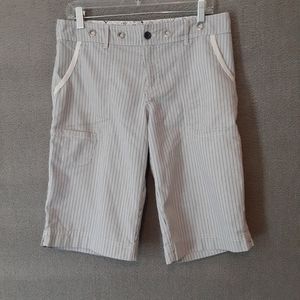 Weatherproof Vintage Shorts Women's 6 Blue White Preppy 2100